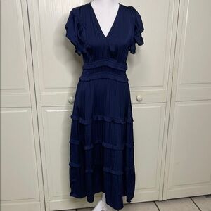 Elegant Navy Blue Dress